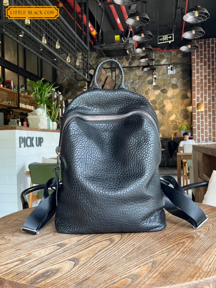 Soft Natural Sheepskin Casual  - Leather Work Bag Men ulasan dan harga