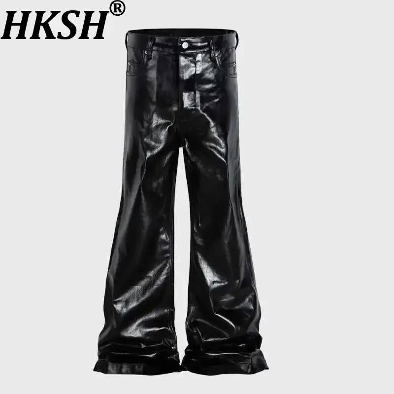 HKSH Men's High Street Denim P - Leather Work Jeans ulasan dan harga