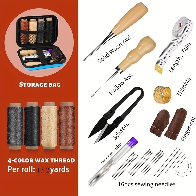 Leather Sewing Kit, Leather Re - Upholstery Leather Work ulasan dan harga