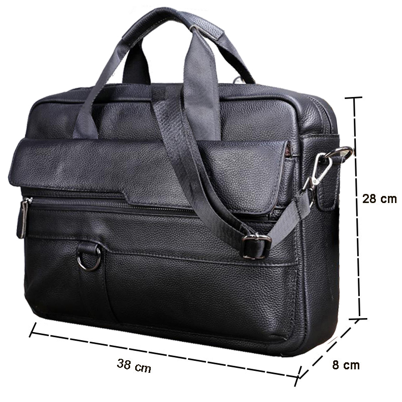 Large Men's Genuine Leather Ha - Leather Work Bag Men ulasan dan harga