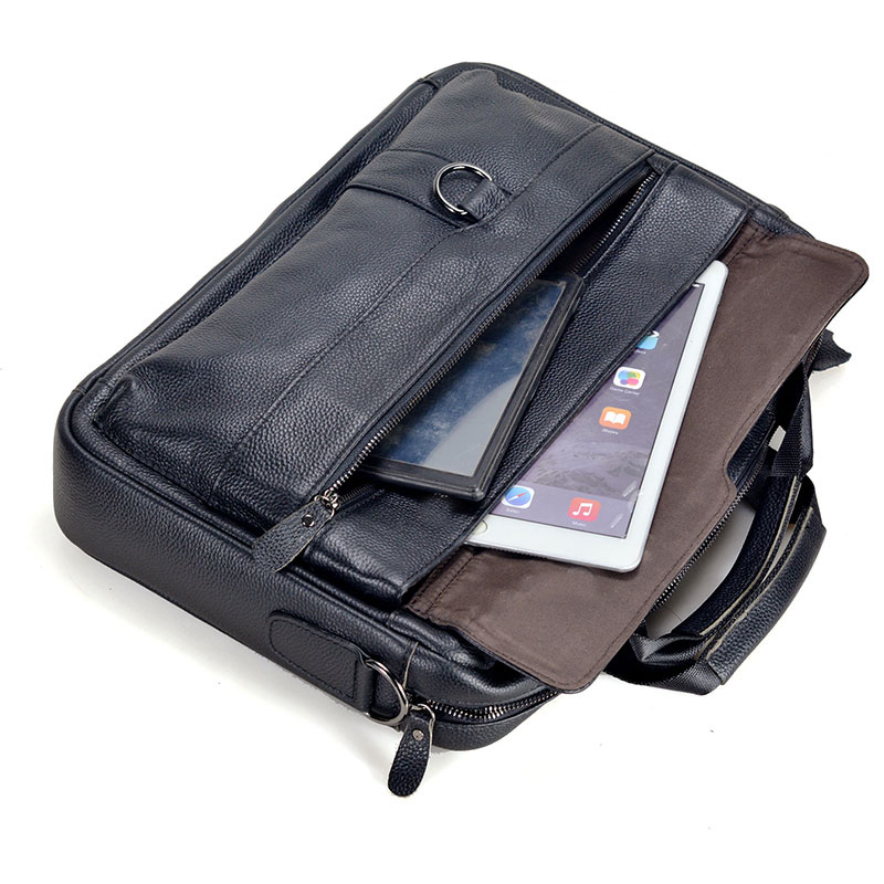 Large Men's Genuine Leather Ha - Leather Work Bag Men ulasan dan harga