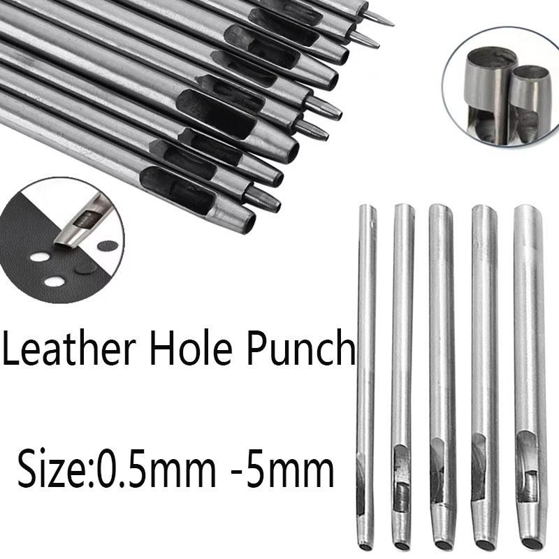0.5-5mm Leather Hole Punch Too - Leather Work Organiser ulasan dan harga