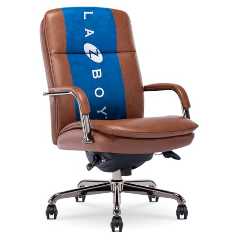 Ergonomic executive office cha - Upholstery Leather Work ulasan dan harga