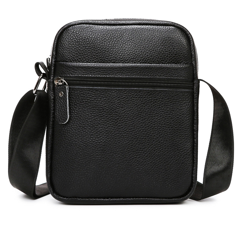Men's Business Leather Shoulde - Leather Work Bag Men ulasan dan harga