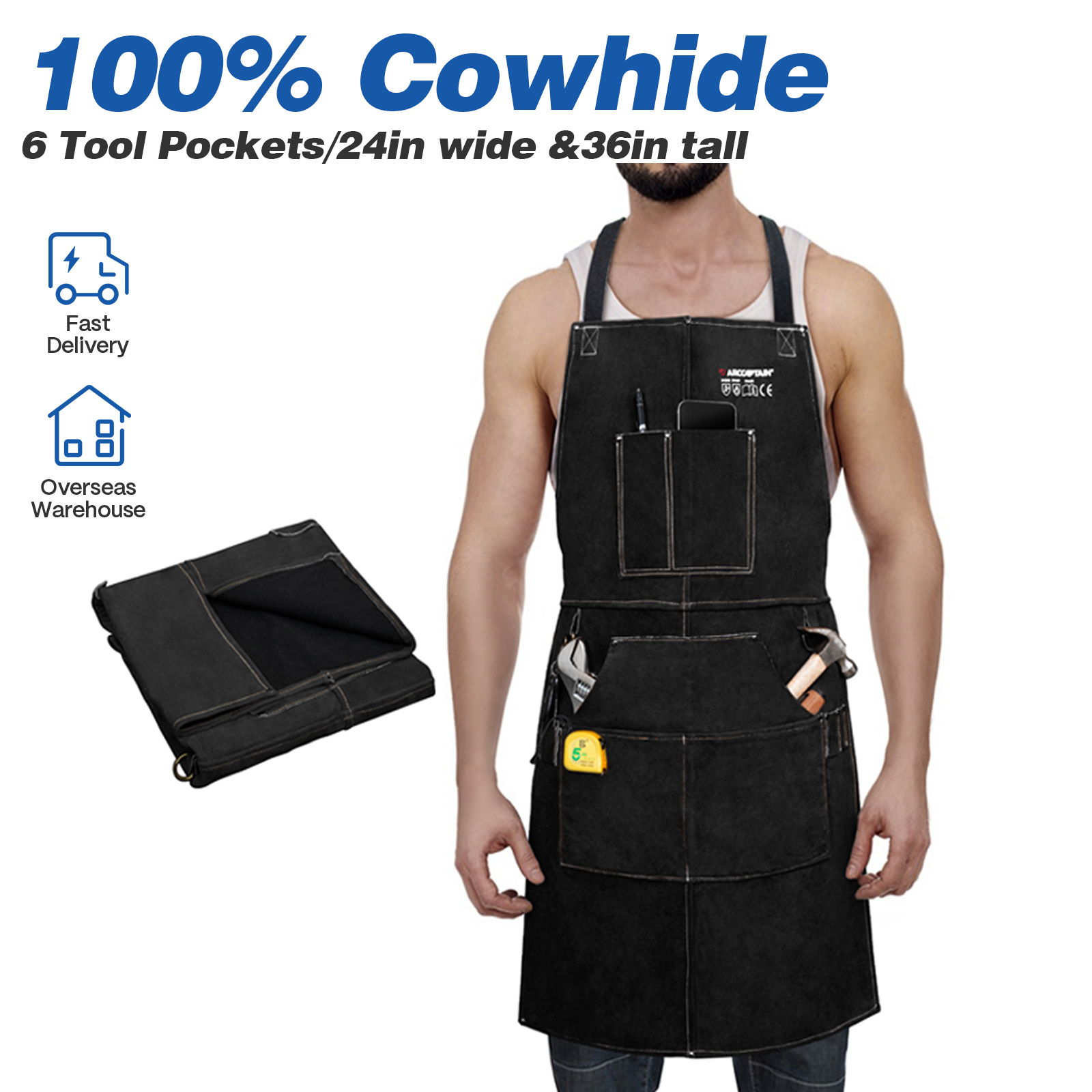 ARCCAPTAIN Leather Welding Wor - Leather Work Organiser ulasan dan harga
