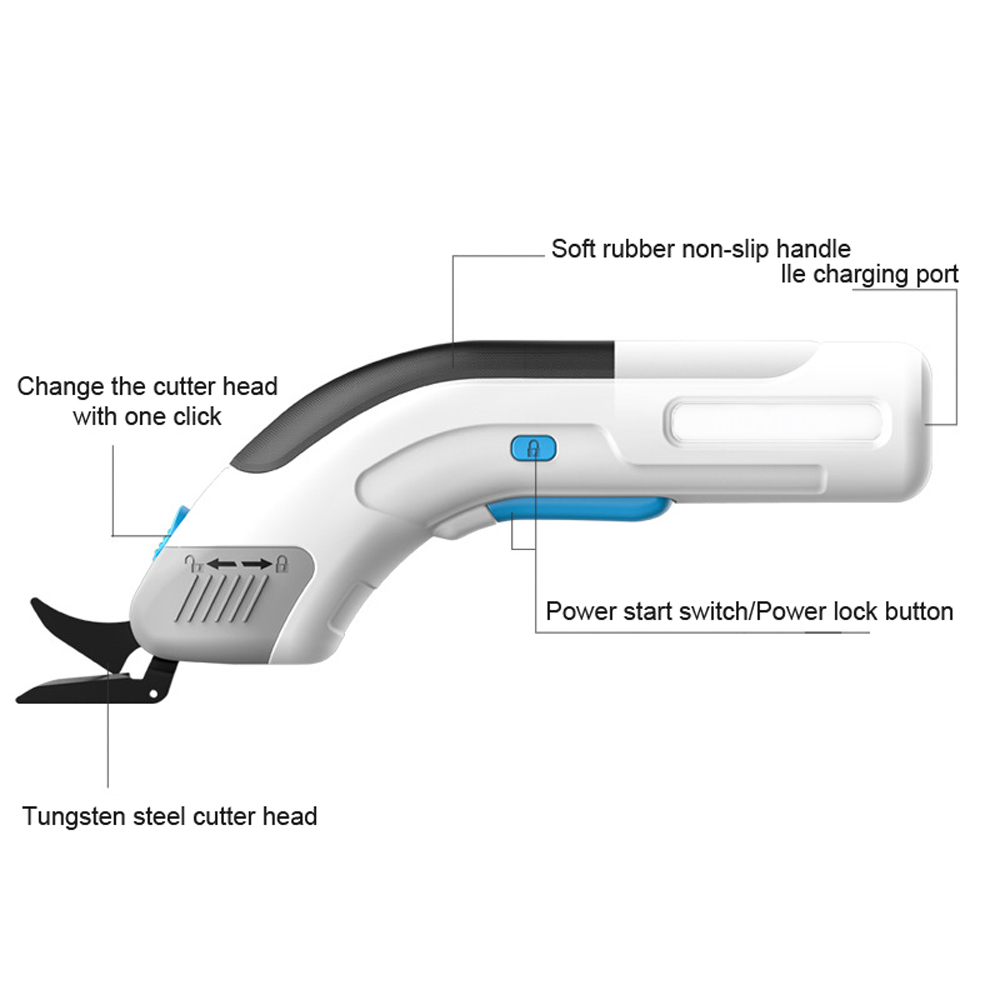 Electric Cloth Cutter High Spe - Leatherwork Machine ulasan dan harga