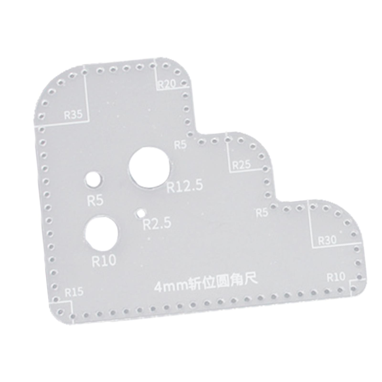 Acrylic Leather Template Circl - Leatherworking Guide ulasan dan harga