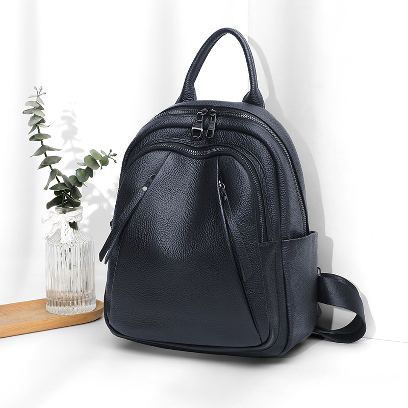 Large Capacity Leather Backpac - Leather Work Rucksack ulasan dan harga