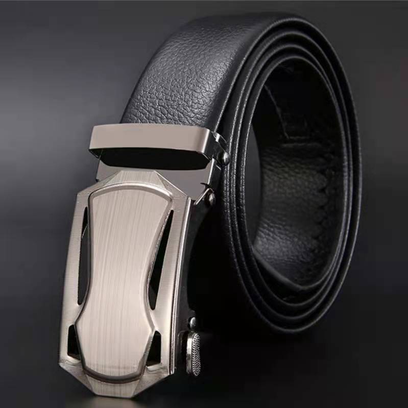 Fashionable Business Men's Bel - Leather Work Jeans ulasan dan harga