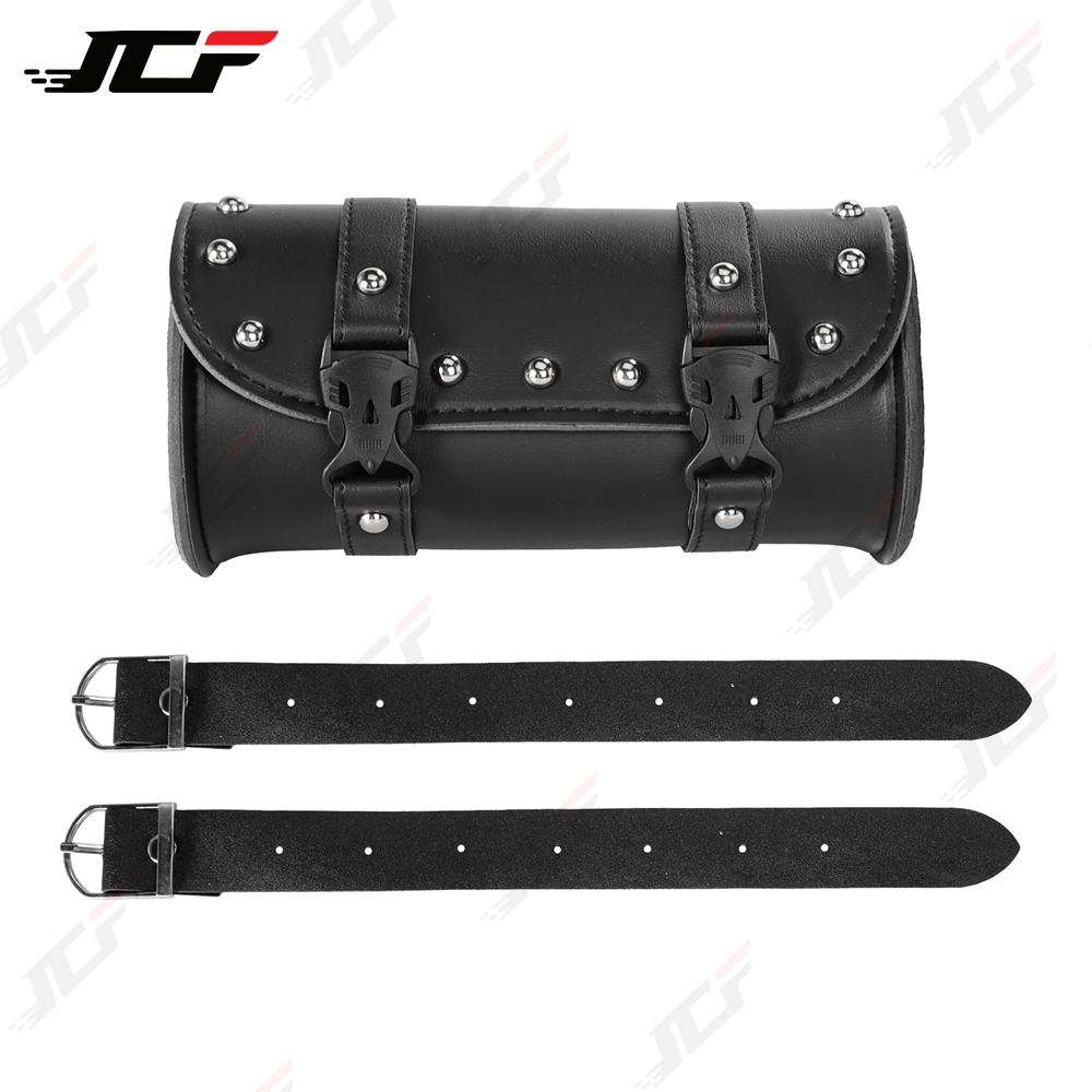 Motorcycle Bags Black Pu Leath - Leatherwork Roller ulasan dan harga