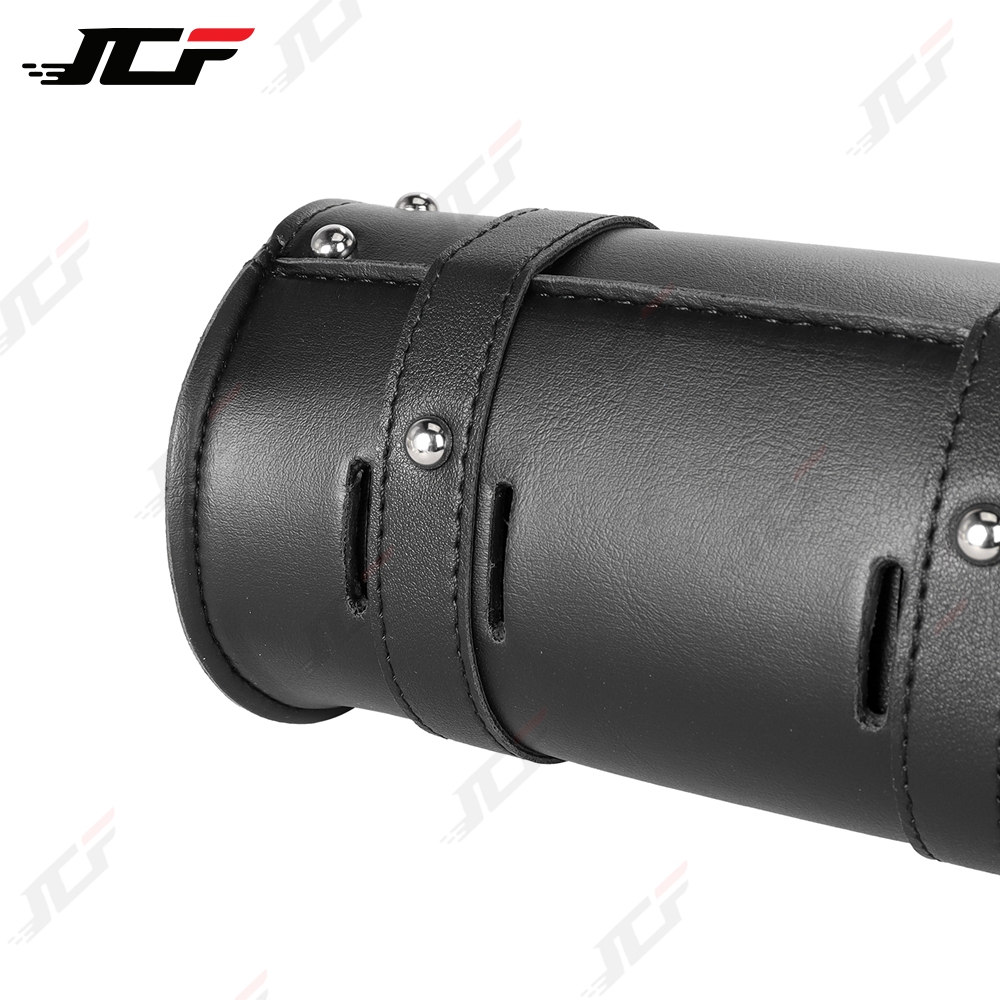 Motorcycle Bags Black Pu Leath - Leatherwork Roller ulasan dan harga