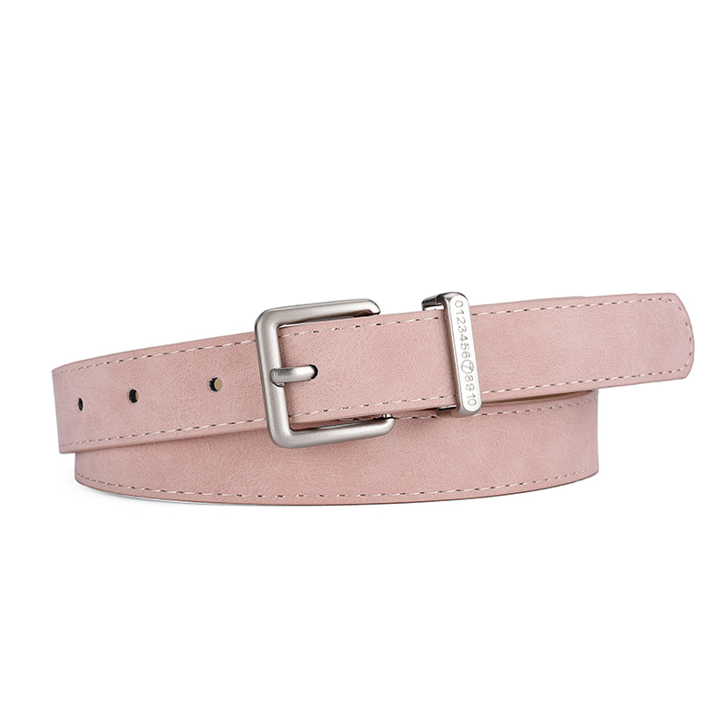 Women's Belt Fashion Pin Buckl - Leather Work Jeans ulasan dan harga
