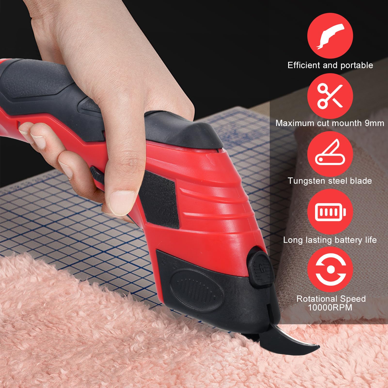 Cordless Electric Scissors Cut - Leatherwork Machine ulasan dan harga