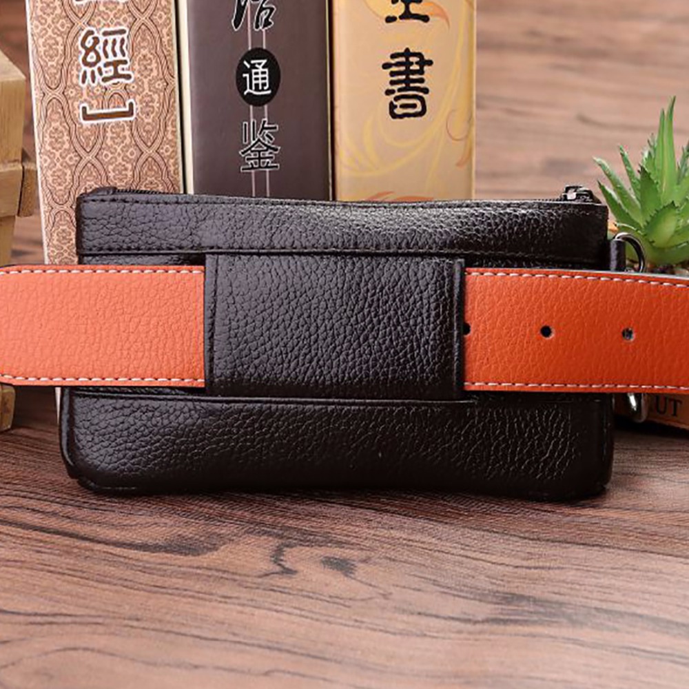 Men Fanny Waist Pack Belt Hip  - Leather Work Bag Men ulasan dan harga