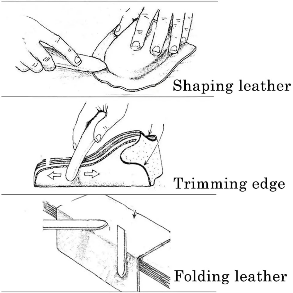 Leather Craft Edge Burnishing  - Leather Work Organiser ulasan dan harga