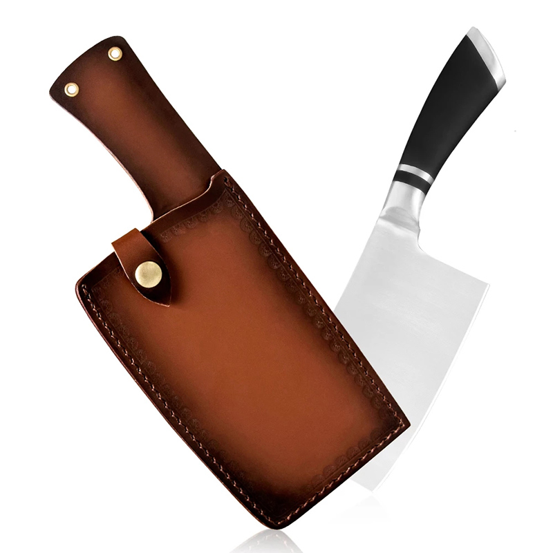 Kitchen Chef Cleaver Chopping  - Leatherwork Roller ulasan dan harga