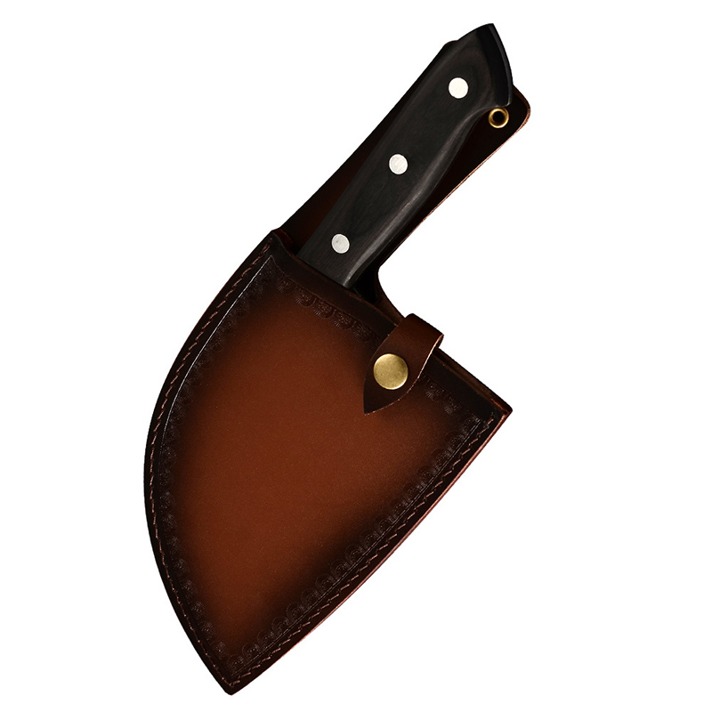 Kitchen Chef Cleaver Chopping  - Leatherwork Roller ulasan dan harga