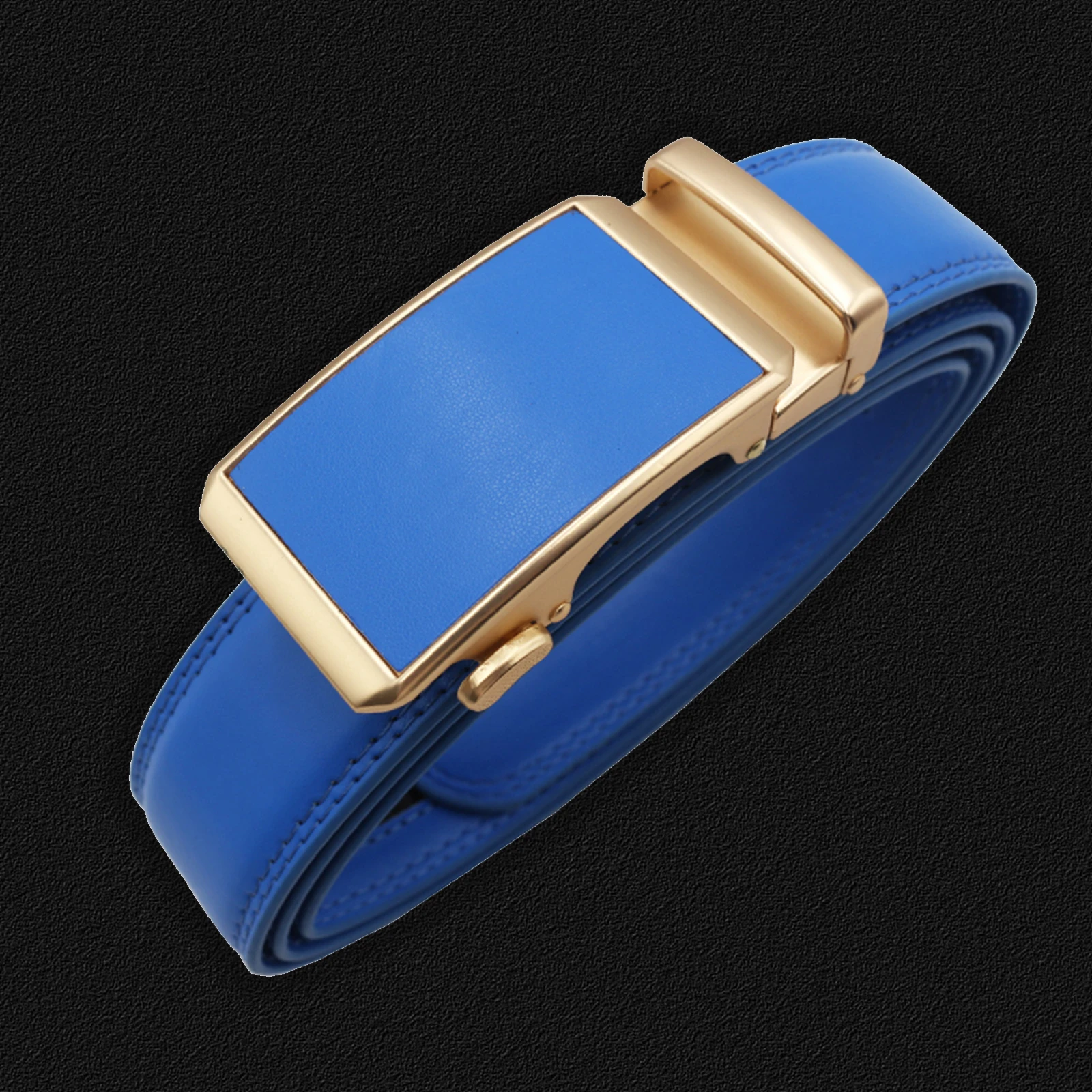 Men Genuine Leather Belt Busin - Leather Work Jeans ulasan dan harga
