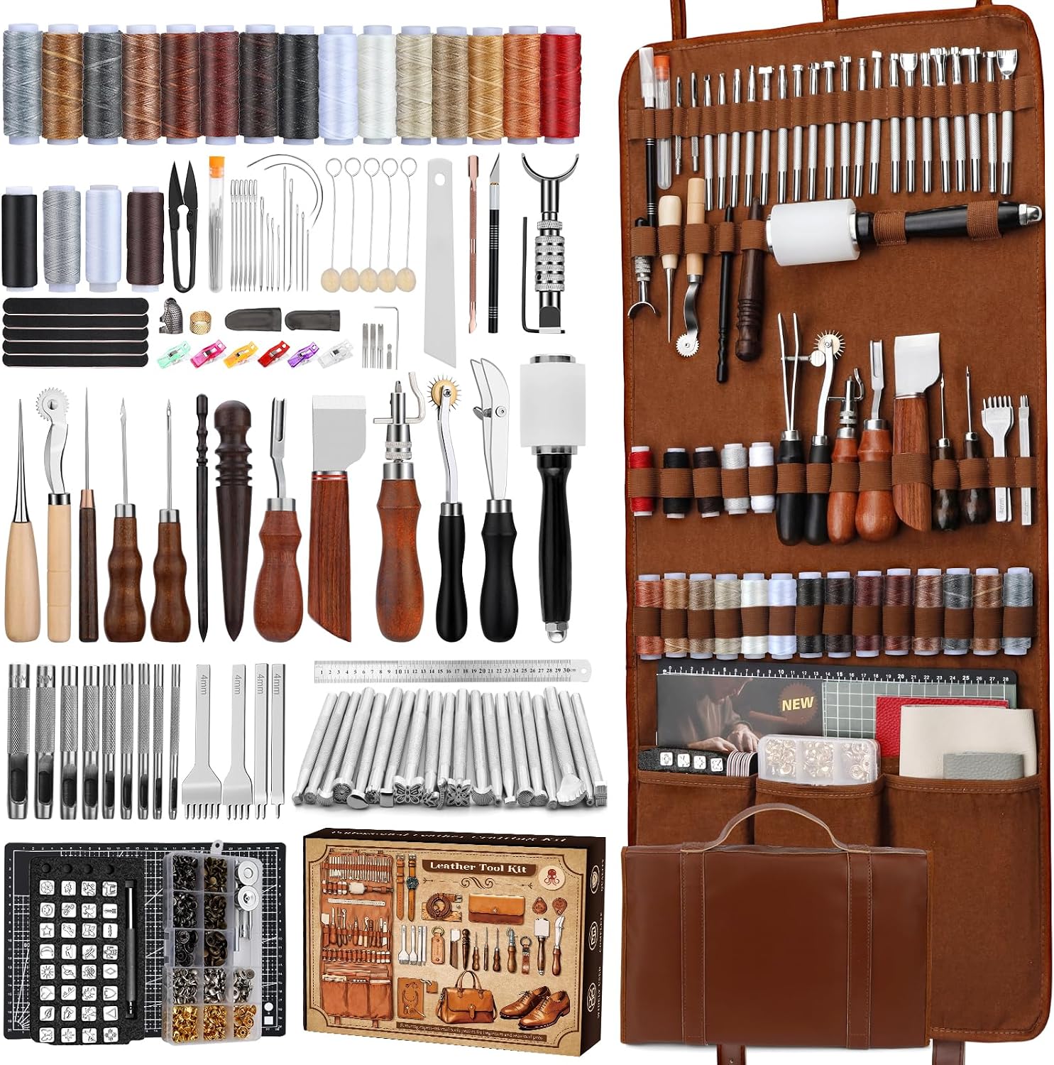 Leather Working Kit, Leather W - Leatherwork Tools ulasan dan harga