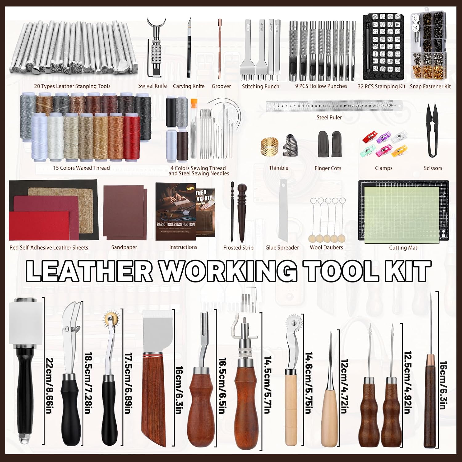Leather Working Kit, Leather W - Leatherwork Tools ulasan dan harga