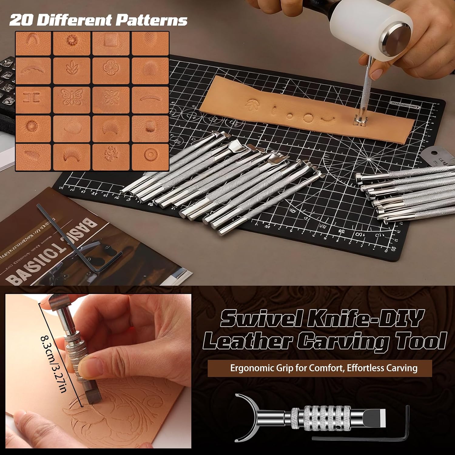 Leather Working Kit, Leather W - Leatherwork Tools ulasan dan harga