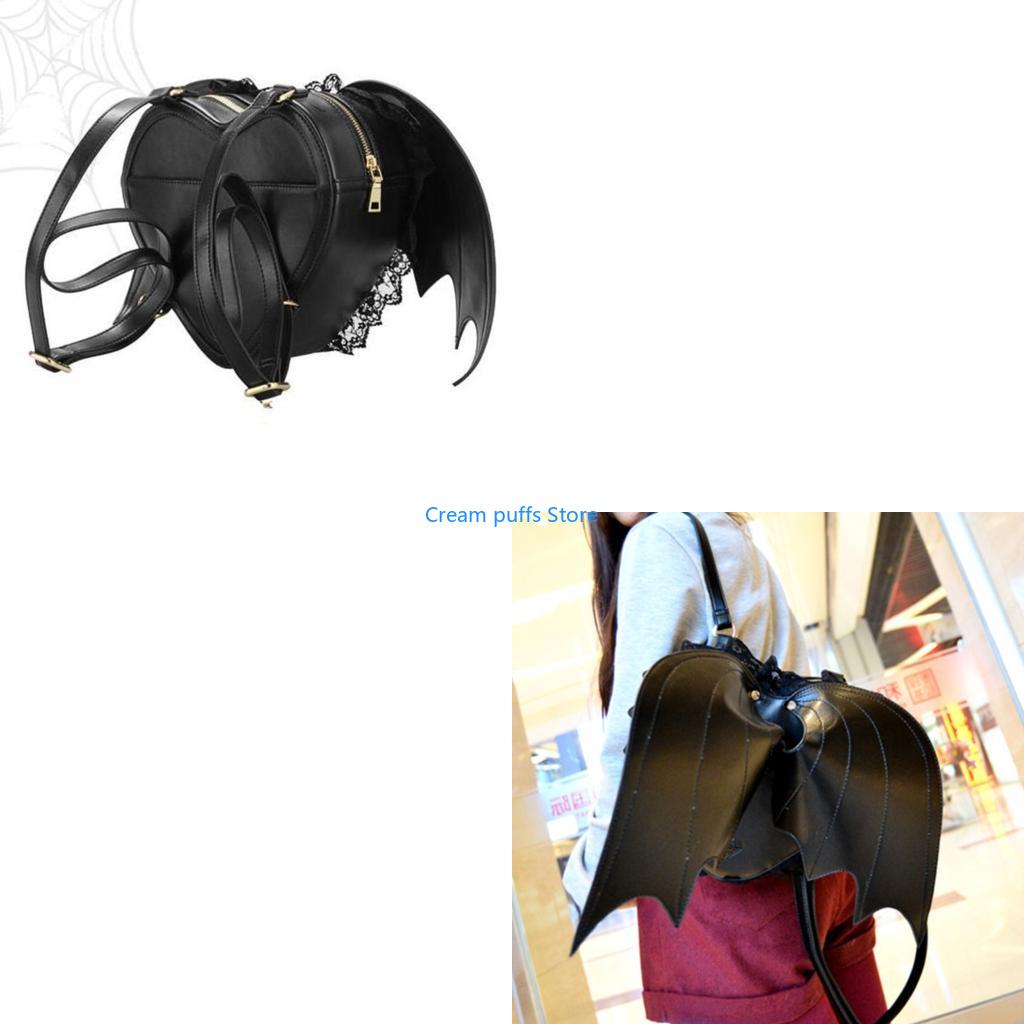 50LE Functional Bat Wing Lace  - Leather Work Rucksack ulasan dan harga