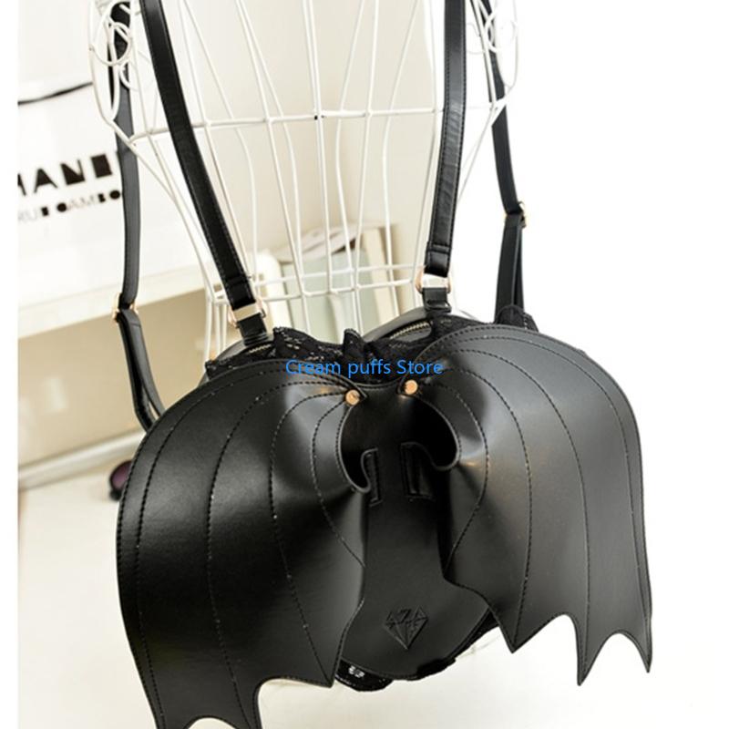 50LE Functional Bat Wing Lace  - Leather Work Rucksack ulasan dan harga