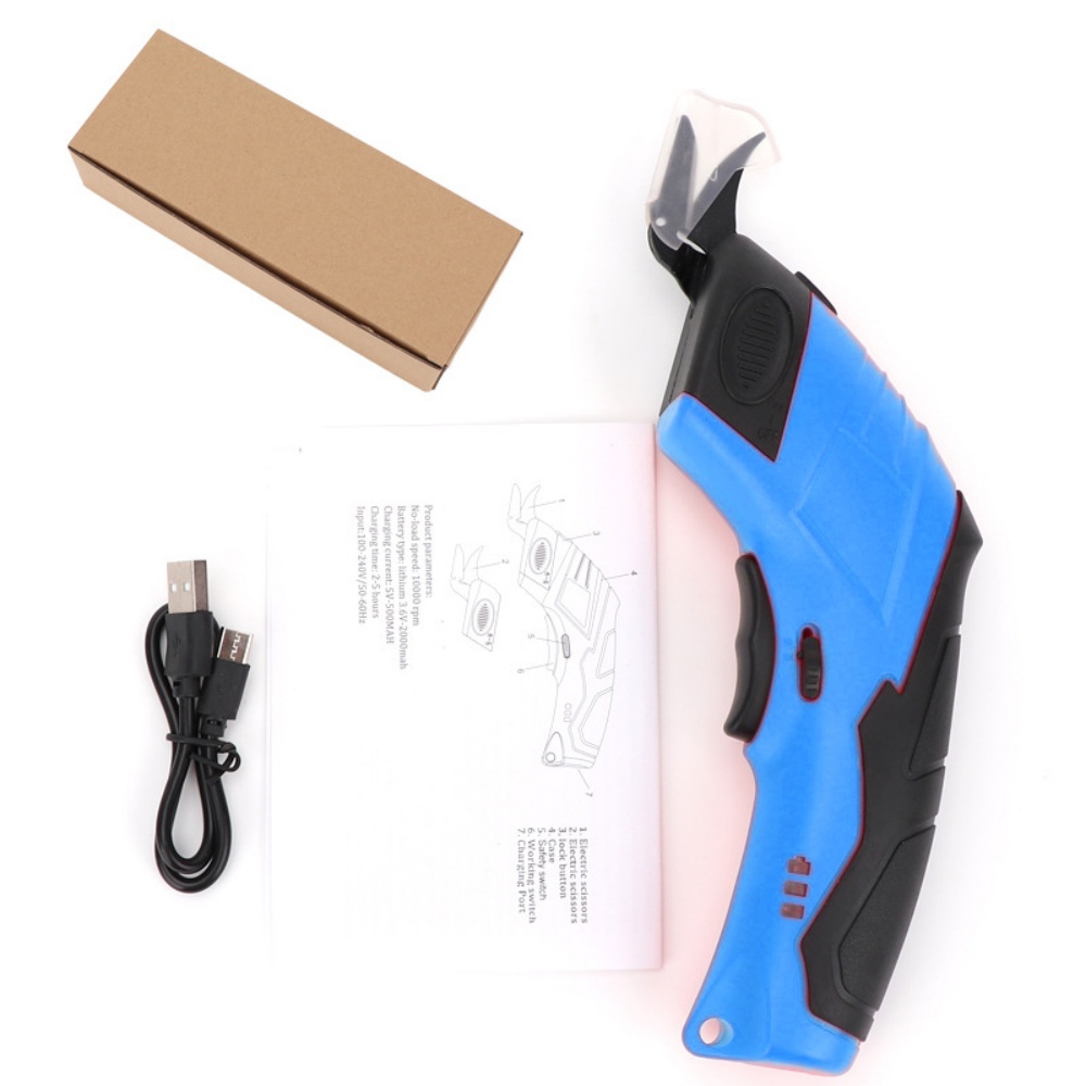 3.6V Electric Scissors Fabric  - Leatherwork Machine ulasan dan harga
