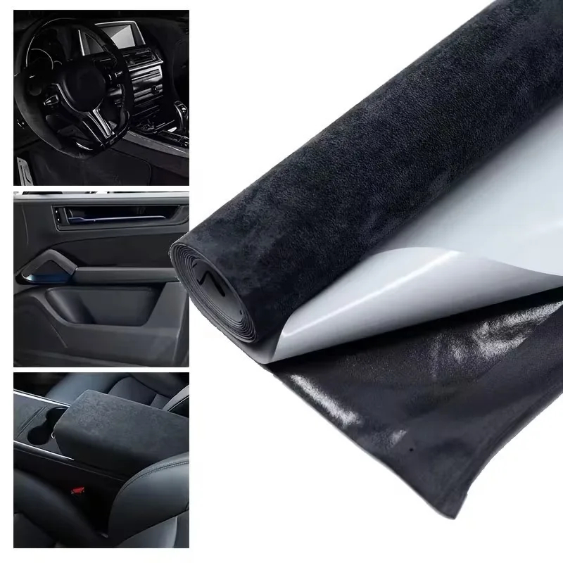 Suede Fabric Wrap Sticker Self - Leatherwork Vise ulasan dan harga