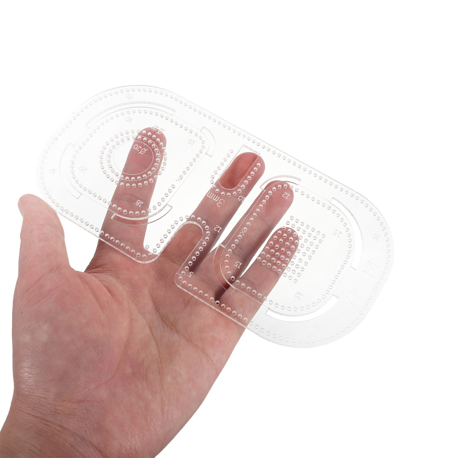 4Pcs Clear Acrylic Leatherwork - Leatherworking Guide ulasan dan harga