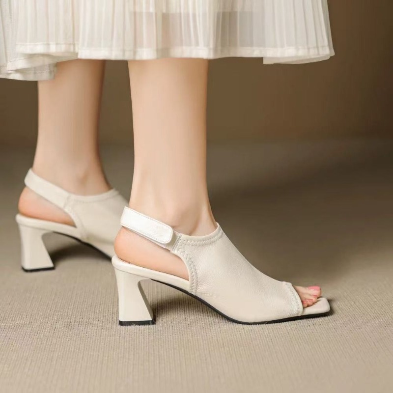 French Style Ultra Soft Leathe - Leather Work Heels ulasan dan harga