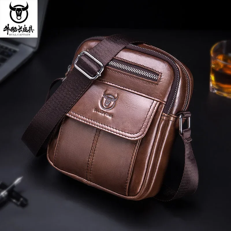 Bullcaptain Casual Men's Shoul - Leather Work Bag Men ulasan dan harga